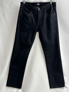 Paige Men's Size 30 Black Overdye Lennox Slim Fit Jeans Stretch Denim USA Made